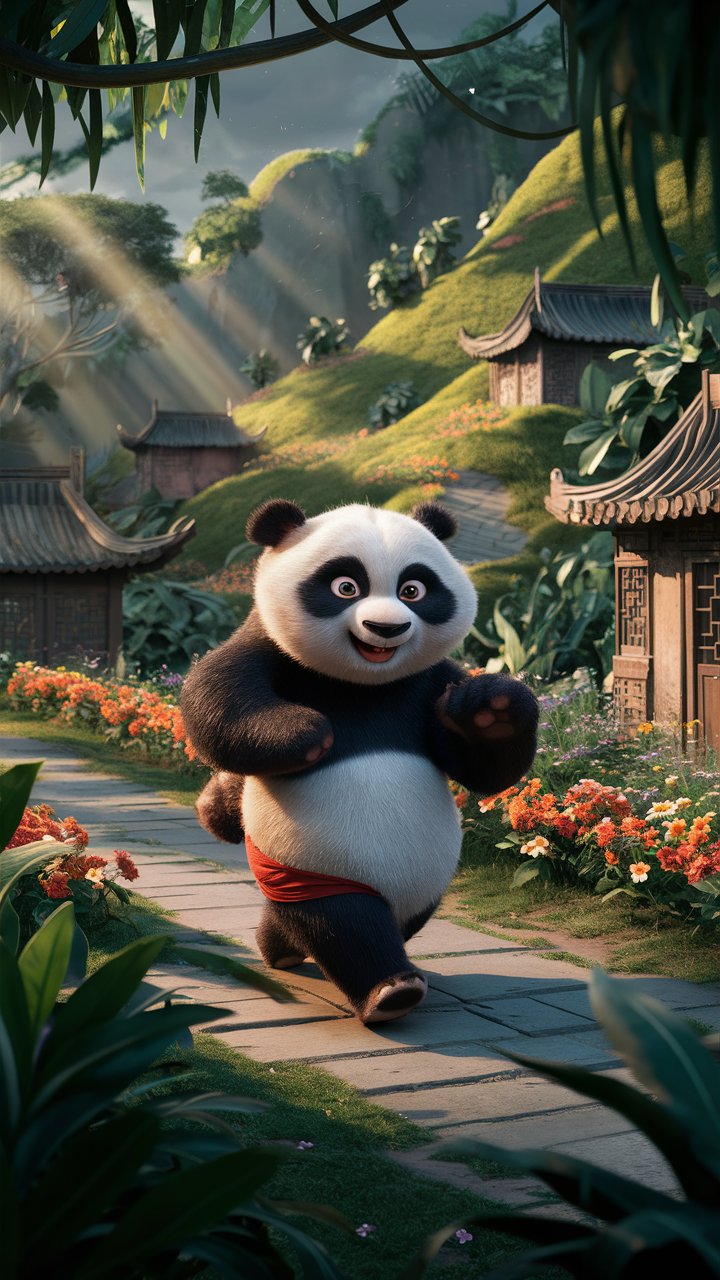 Discover high-quality kung fu panda 3D illustrations in HD - the ultimate choice for your mobile wallpapers. Elevate your device's style now!