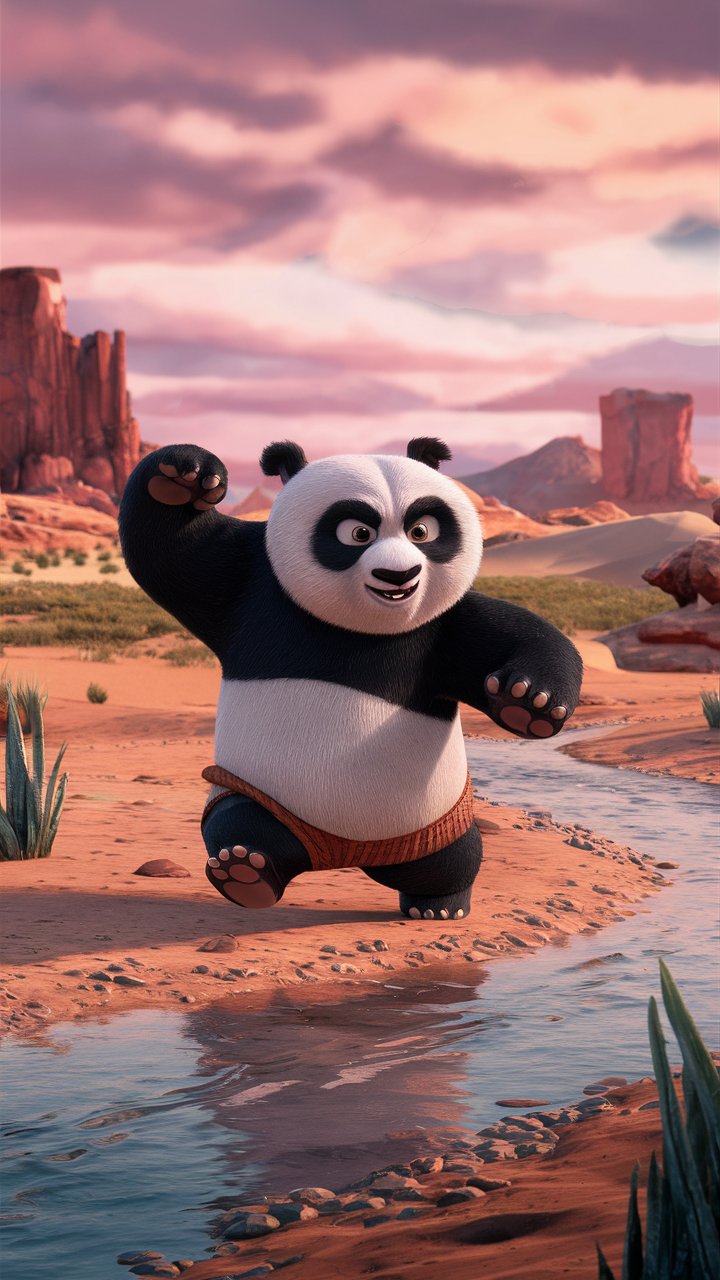 Get the perfect 3D mobile wallpaper with HD kung fu Panda. Explore stunning illustrations for your phone background.
