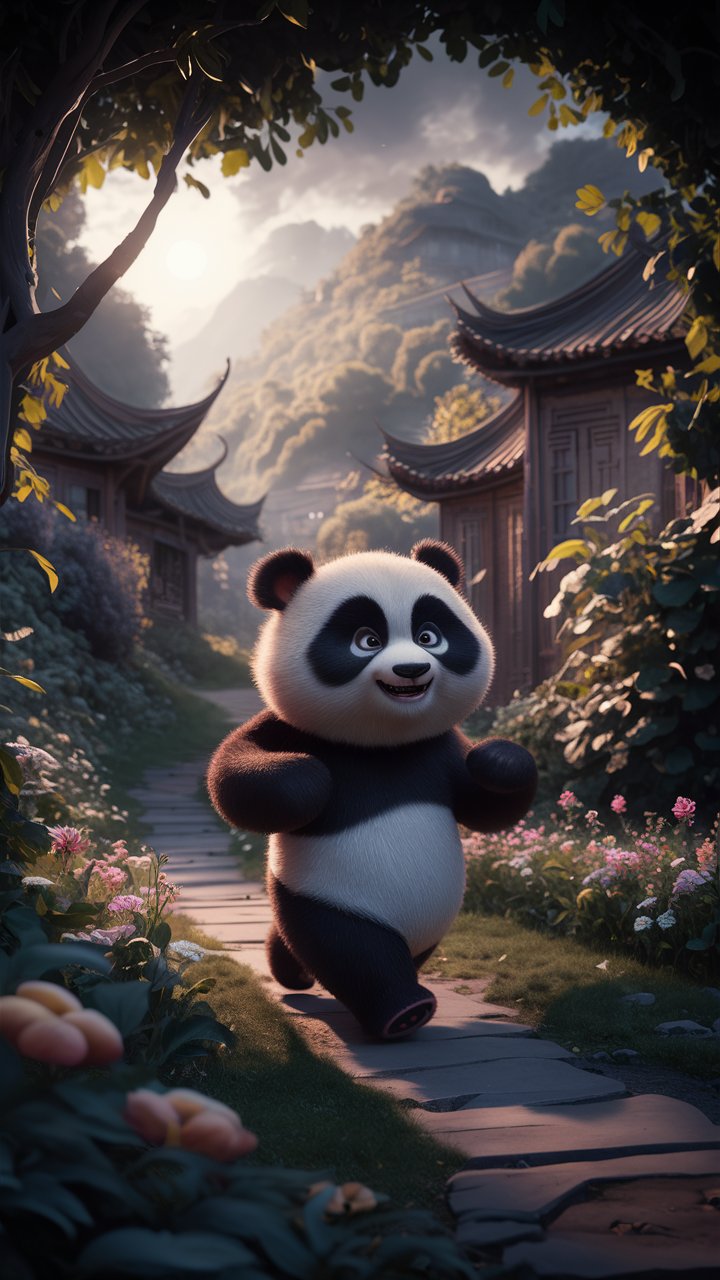 Get high-quality 3D mobile wallpapers featuring Kung Fu Panda and friends. Ideal for your phone screen.