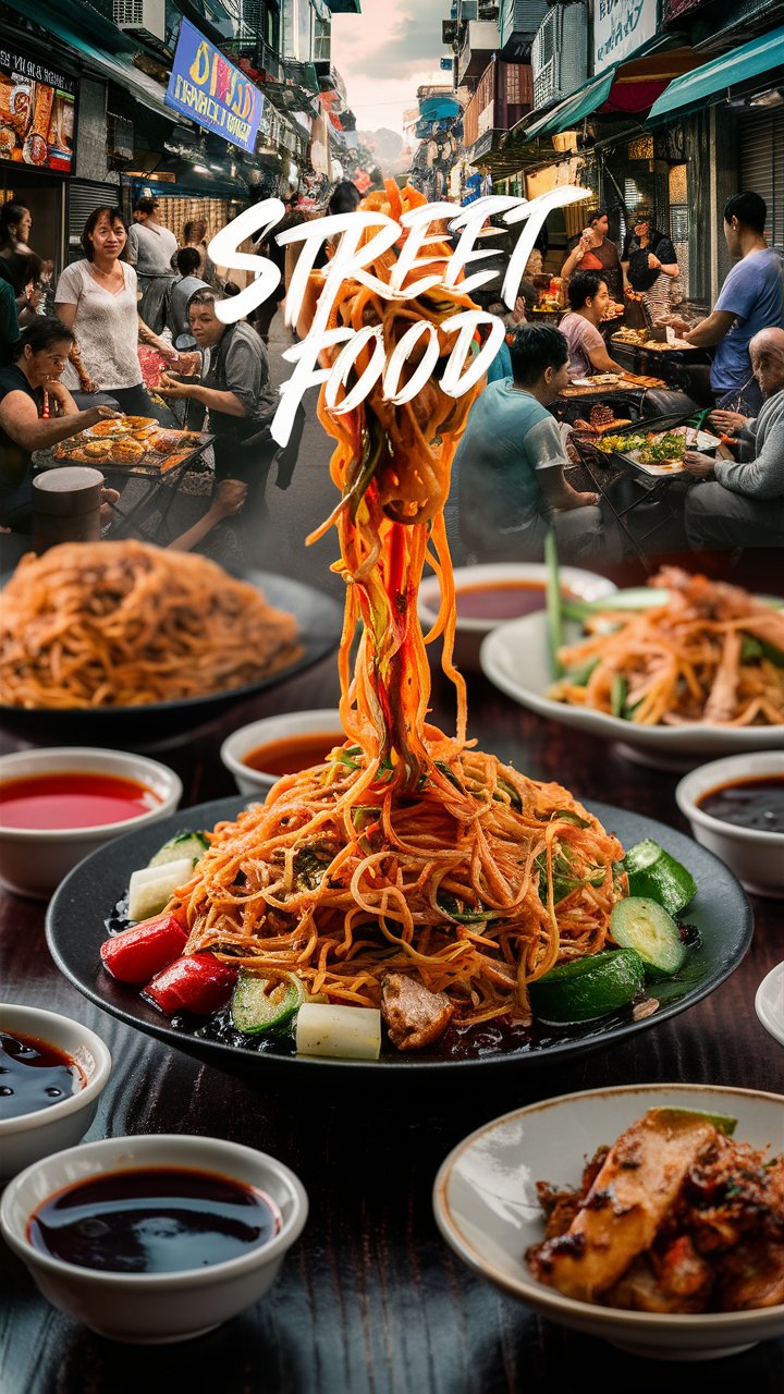 Discover mouthwatering street food illustrations for your mobile wallpaper. Get inspired by aesthetic Mexican food wallpapers.