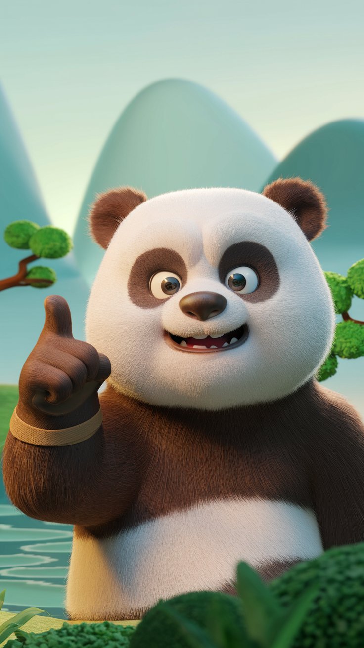 Transform your phone with Kung Fu Panda illustrations! Download eye-catching wallpapers featuring beloved characters to show your love for the movie.