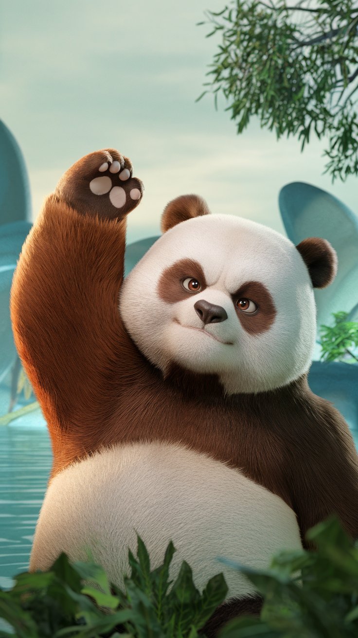 Discover stunning Kung Fu Panda illustrations for your mobile wallpaper! Bring your favorite characters to life with vibrant designs perfect for any fan.