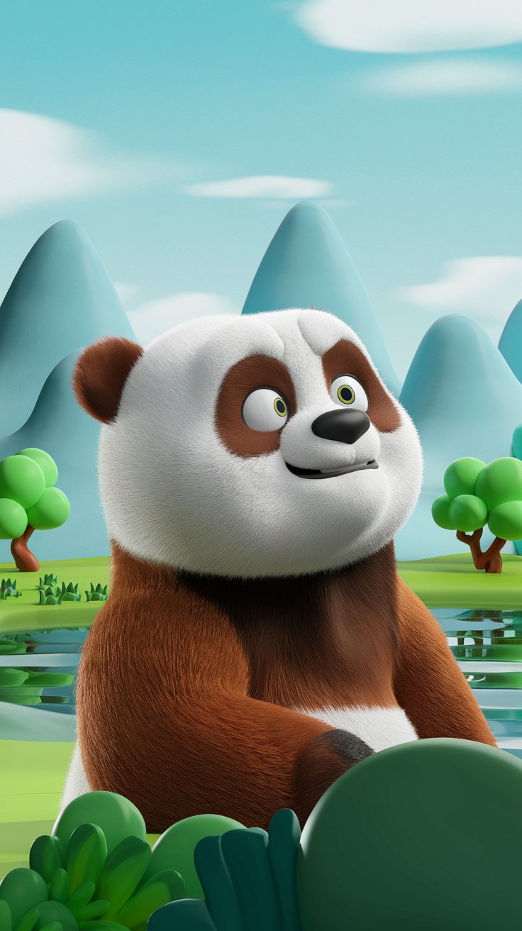 Discover amazing Kung Fu Panda illustrations for your mobile wallpaper. Bring your favorite characters to life with unique designs and vibrant colors!