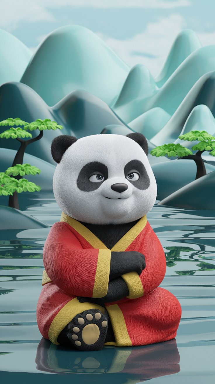 Transform your mobile screen with Kung Fu Panda wallpapers! Explore a collection of beautiful illustrations showcasing beloved characters in action.