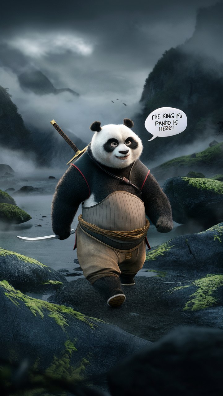 Find the cutest Kung Fu Panda wallpapers for your mobile! Enjoy charming illustrations that showcase the fun and spirit of this beloved animated series.