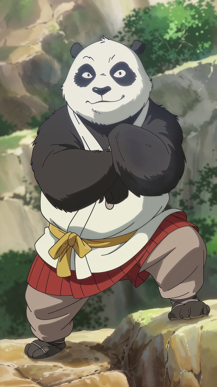 Get charming Kung Fu Panda mobile wallpapers! Enjoy a collection of fun illustrations perfect for fans who want to personalize their phones with lovable characters.