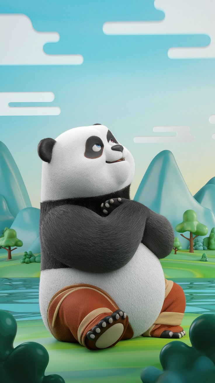Explore unique Kung Fu Panda mobile wallpapers! Elevate your device with colorful illustrations of beloved characters and epic scenes from the movie.