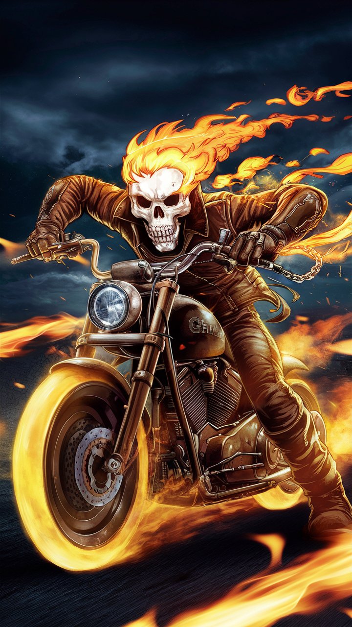 Discover stunning Ghost Rider comic wallpapers! Transform your screen with high-quality images of your favorite fiery hero. Perfect for fans and collectors.