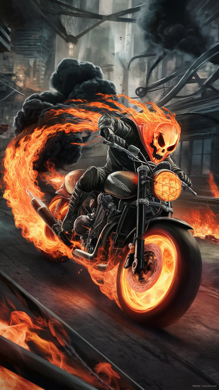 Discover stunning Ghost Rider comic wallpapers! Transform your screen with high-quality images of your favorite fiery hero. Perfect for fans and collectors.