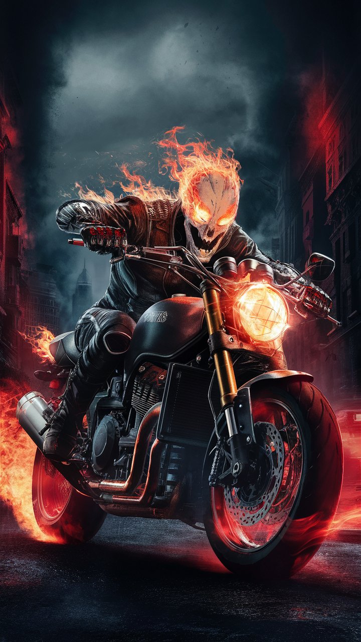 ghost rider comic wallpaper 6 - Little Nimo AI Discover stunning Ghost Rider comic wallpapers! Enhance your devices with vibrant artwork featuring the fiery hero. Perfect for fans and collectors alike.