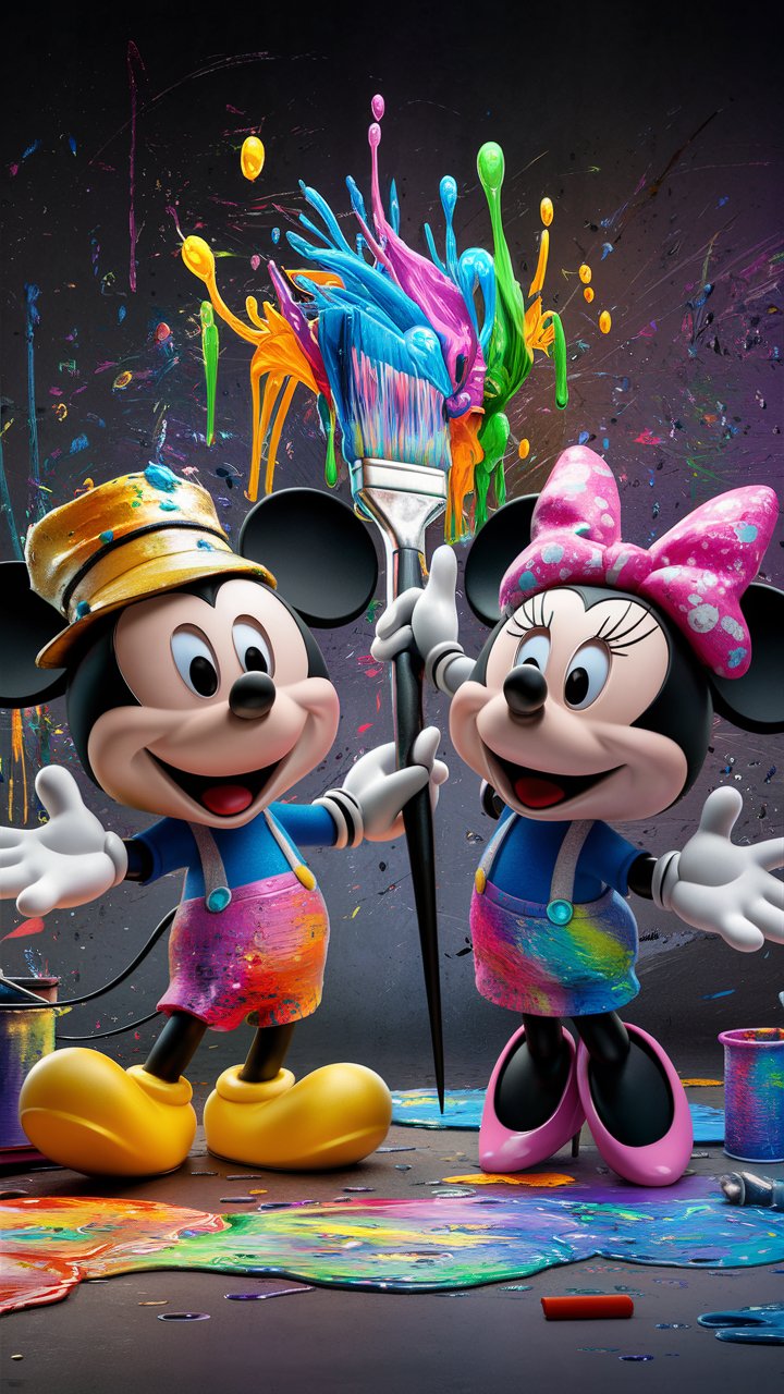 Vibrant Mickey Mouse Designs for Your Mobile Screen