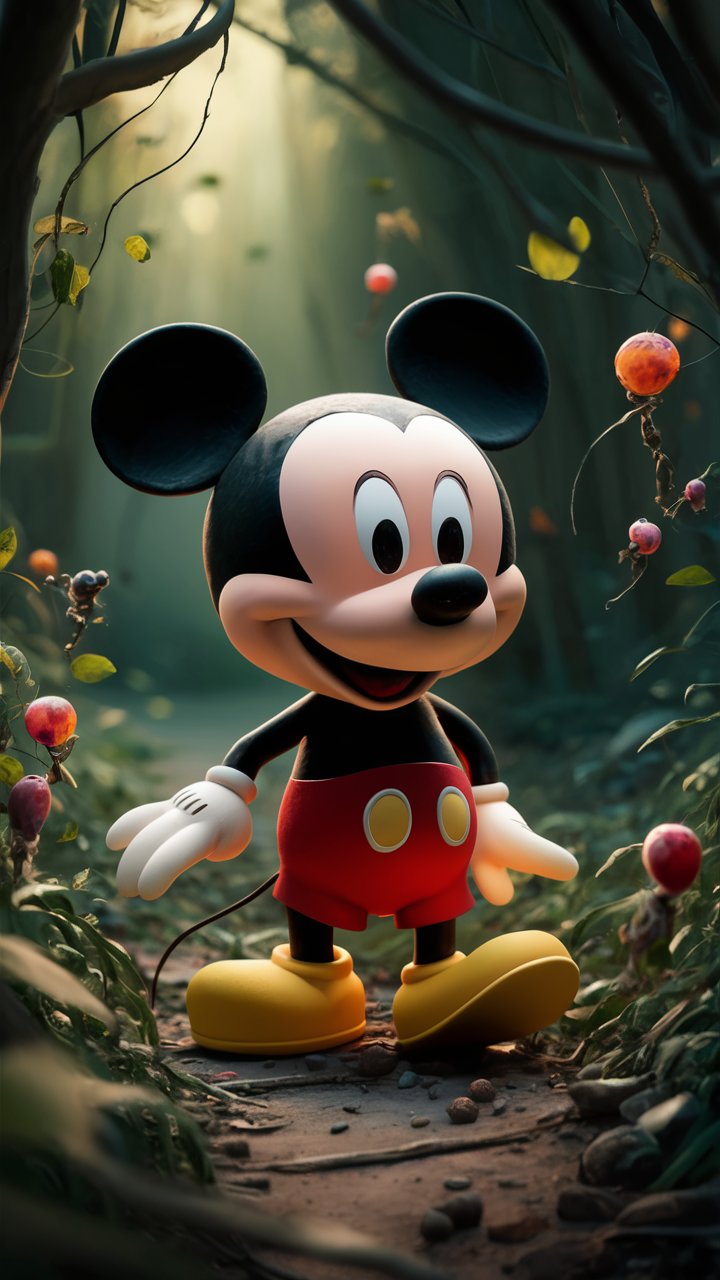 Discover the magic of Mickey Mouse with our vibrant wallpapers. Perfect for kids' rooms, bringing fun and joy to any space. Shop now for colorful designs!