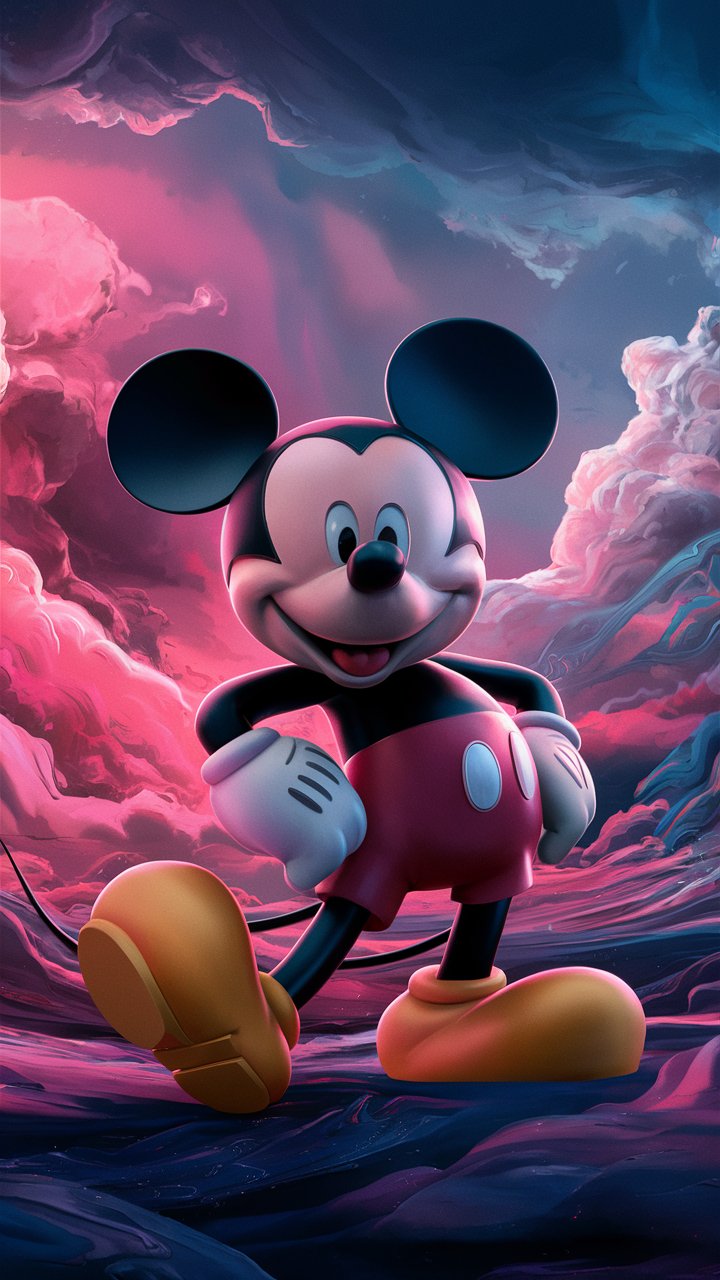 Transform your walls with vibrant Mickey Mouse wallpaper! Ideal for a playful touch in any room, celebrate your love for Disney in style.
