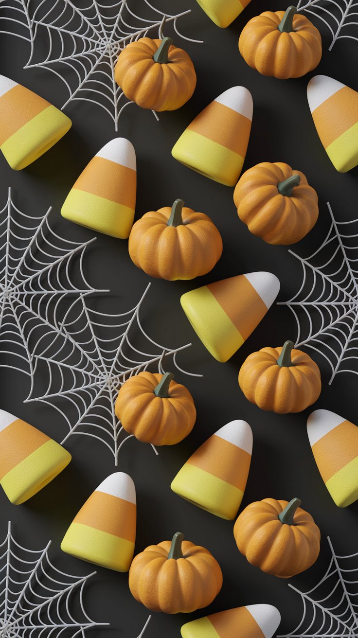 Halloween 3d pattern iphone wallpaper HD wallpaper for iphone