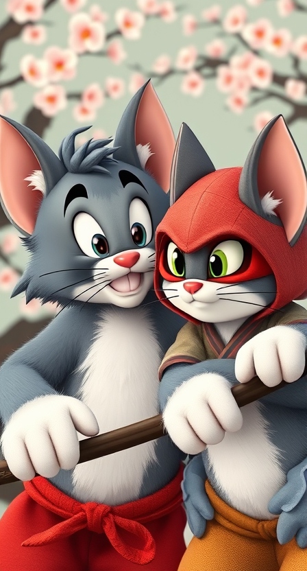 3d tom jerry wallpaper 5 - Little Nimo AI Tom and Jerry HD 3d Wallpaper