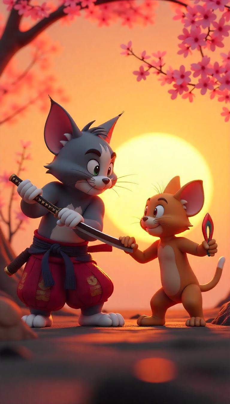 Tom & Jerry Aesthetic HD Wallpaper