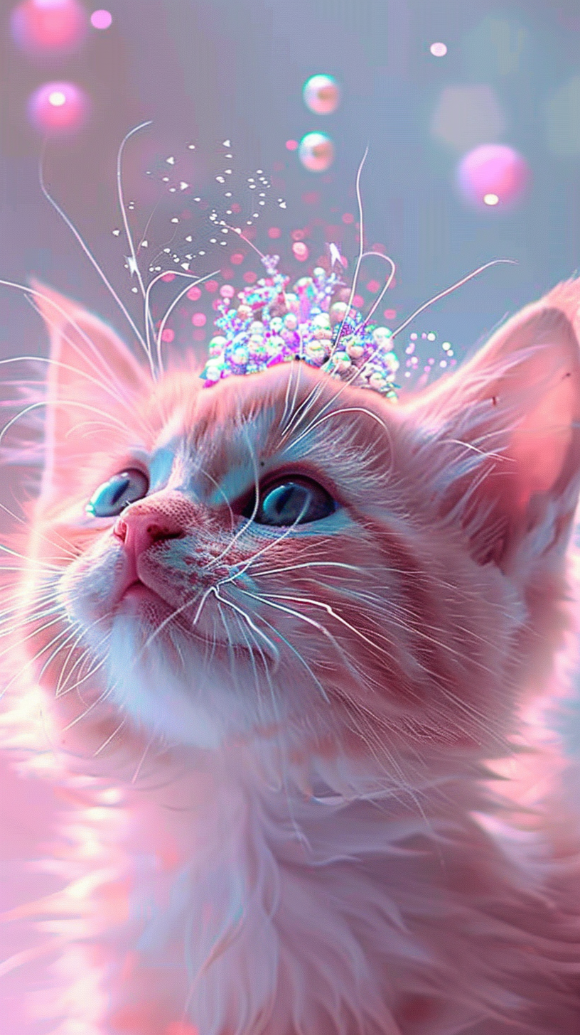 cute wallpapers for phone 21 - Little Nimo AI Cute Pink Cat Wallpaper for iPhone