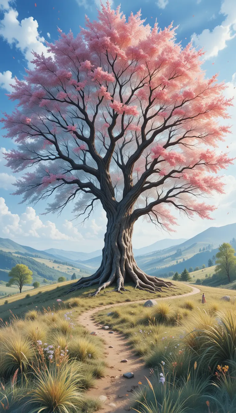 3d Tree Nature Wallpaper 4K