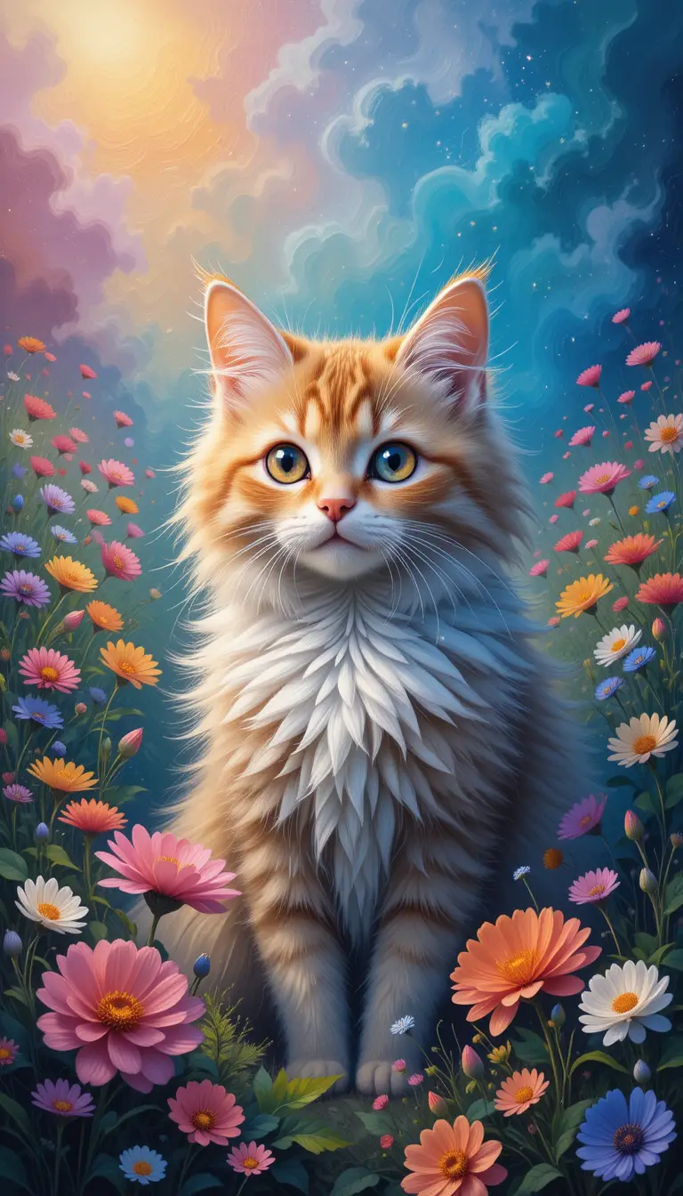 3d cute Cat Wallpaper - Little Nimo AI 3d Cat Wallpaper 4K