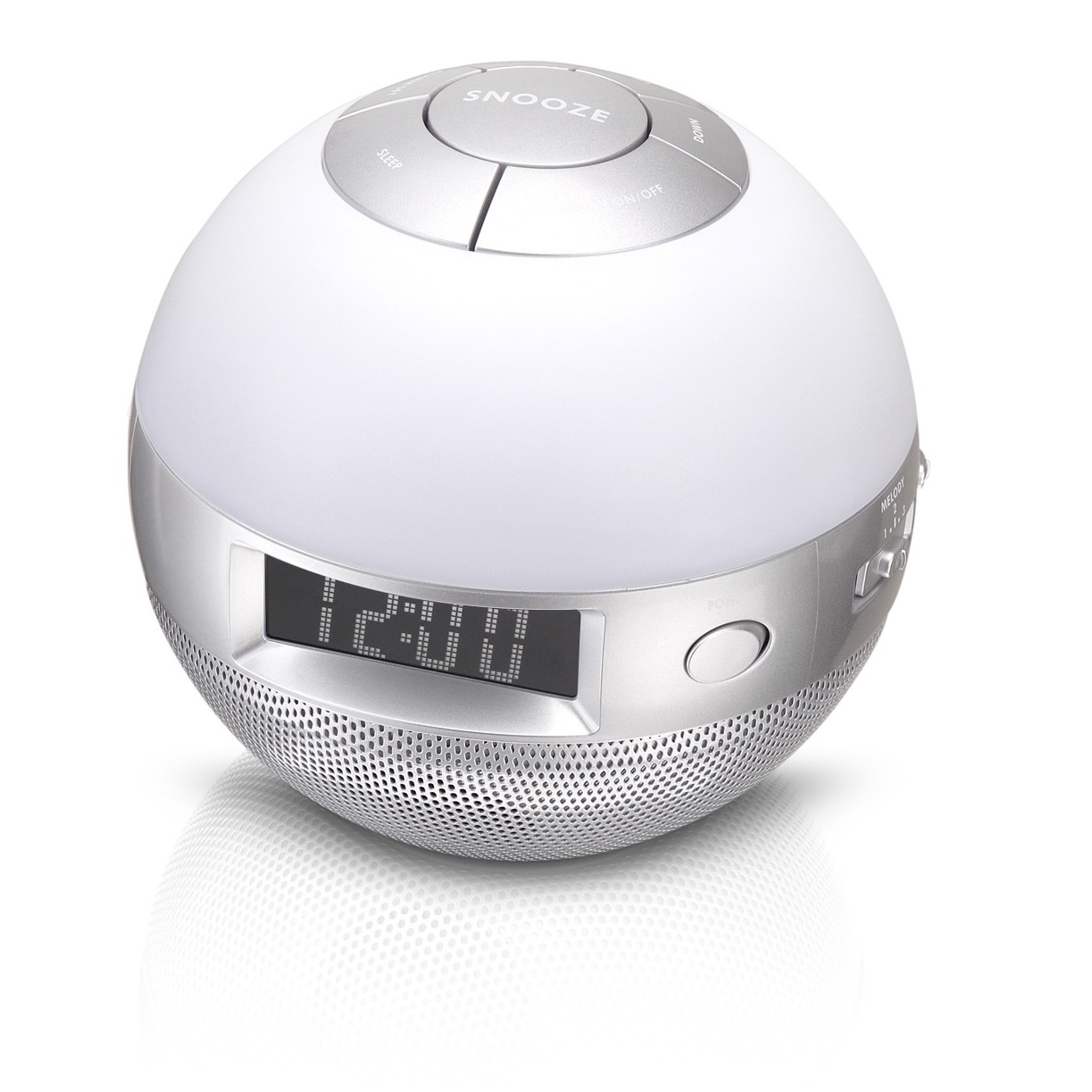 Lenco Wekkerradio CRW 1/Sunrise wit online kopen