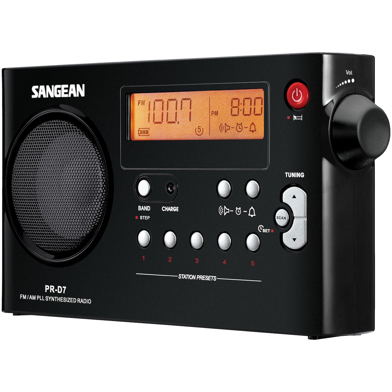 Telefoonleader - Sangean pack PRD7Zwart Telefoonleader - Sangean pack PRD7Zwart