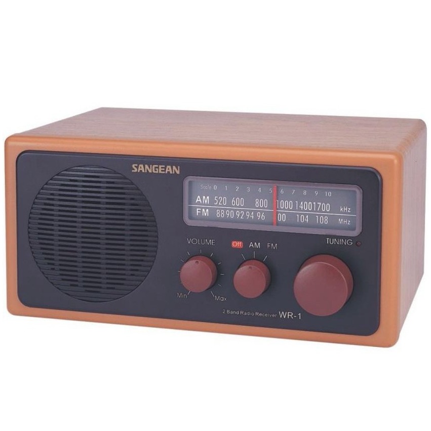 Telefoonleader - SANGEAN WR-1 - Walnoot Telefoonleader - SANGEAN WR-1 - Walnoot