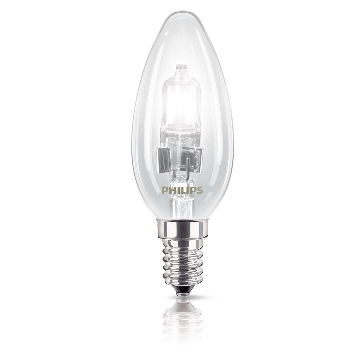 Telefoonleader - Philips halogeenlamp E14 28W 370Lm kaars