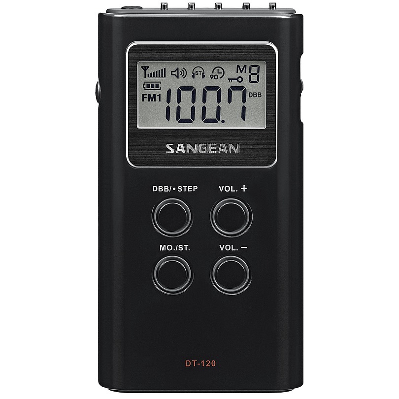 Telefoonleader - Sangean DT120 Zwart Telefoonleader - Sangean DT120 Zwart
