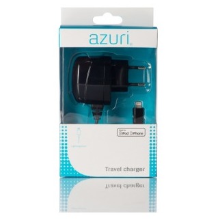 Azuri Thuislader Apple Lightning connector zwart