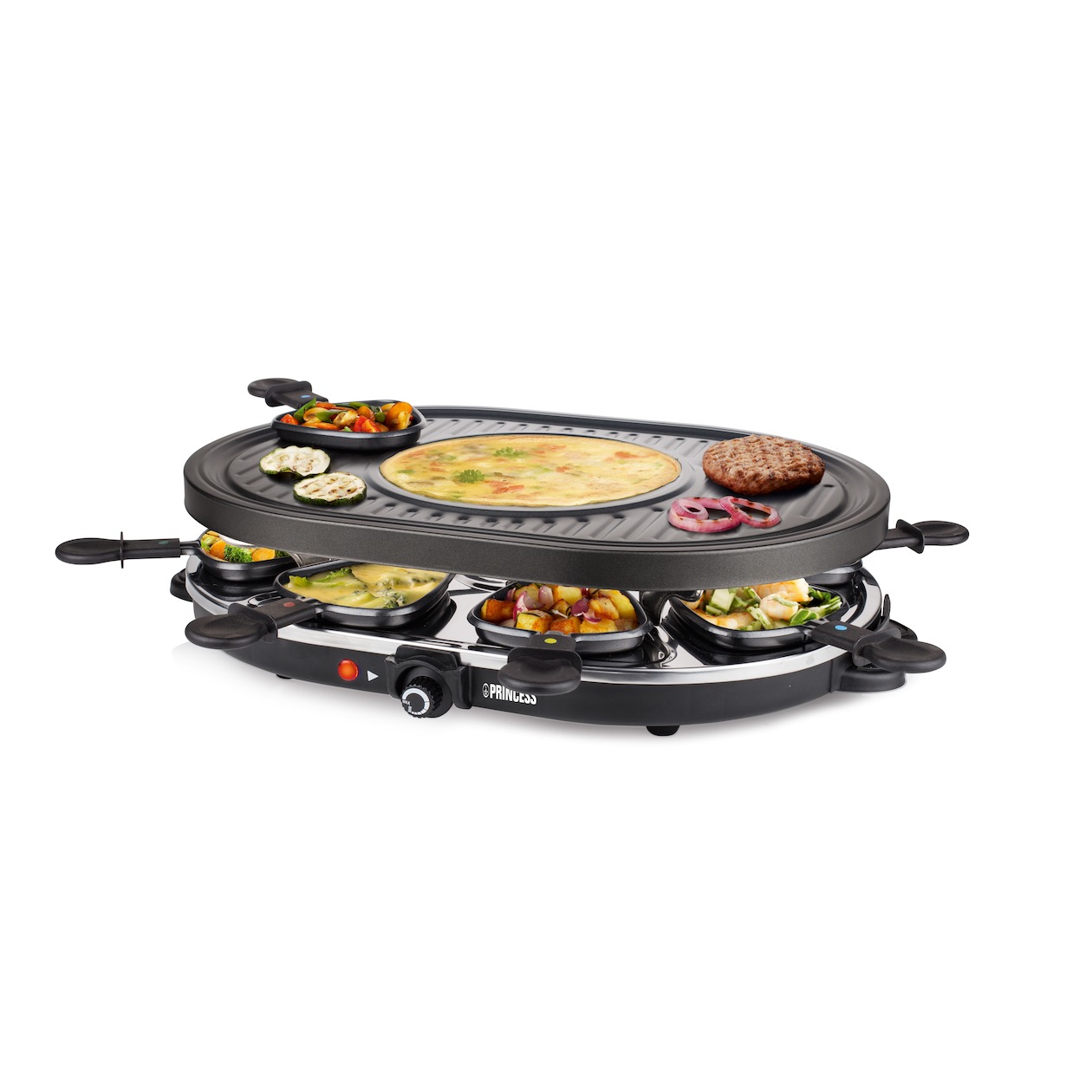 Princess 162700 Gourmetstel ovaal 8 pans