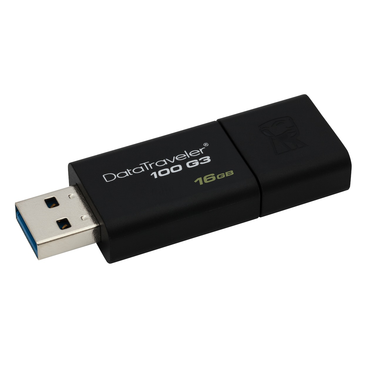 Telefoonleader - Kingston DataTraveler 100 G3 USB 3.0 16GB zwart