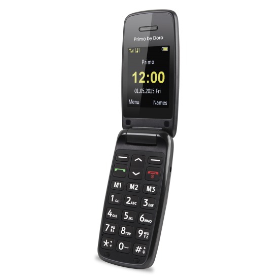 Telefoonleader - Doro Primo 401 zwart