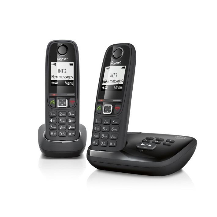 Telefoonleader - Gigaset AS405A DUO zwart