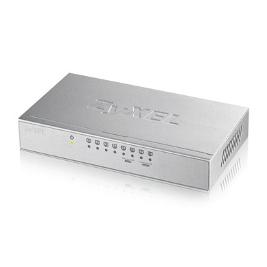 Telefoonleader - Zyxel externe 8 poorts Gigabit switch zilver