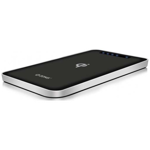 Zens Powerbank 4500mAh met Qi Draadloze Laadfunctie zwart