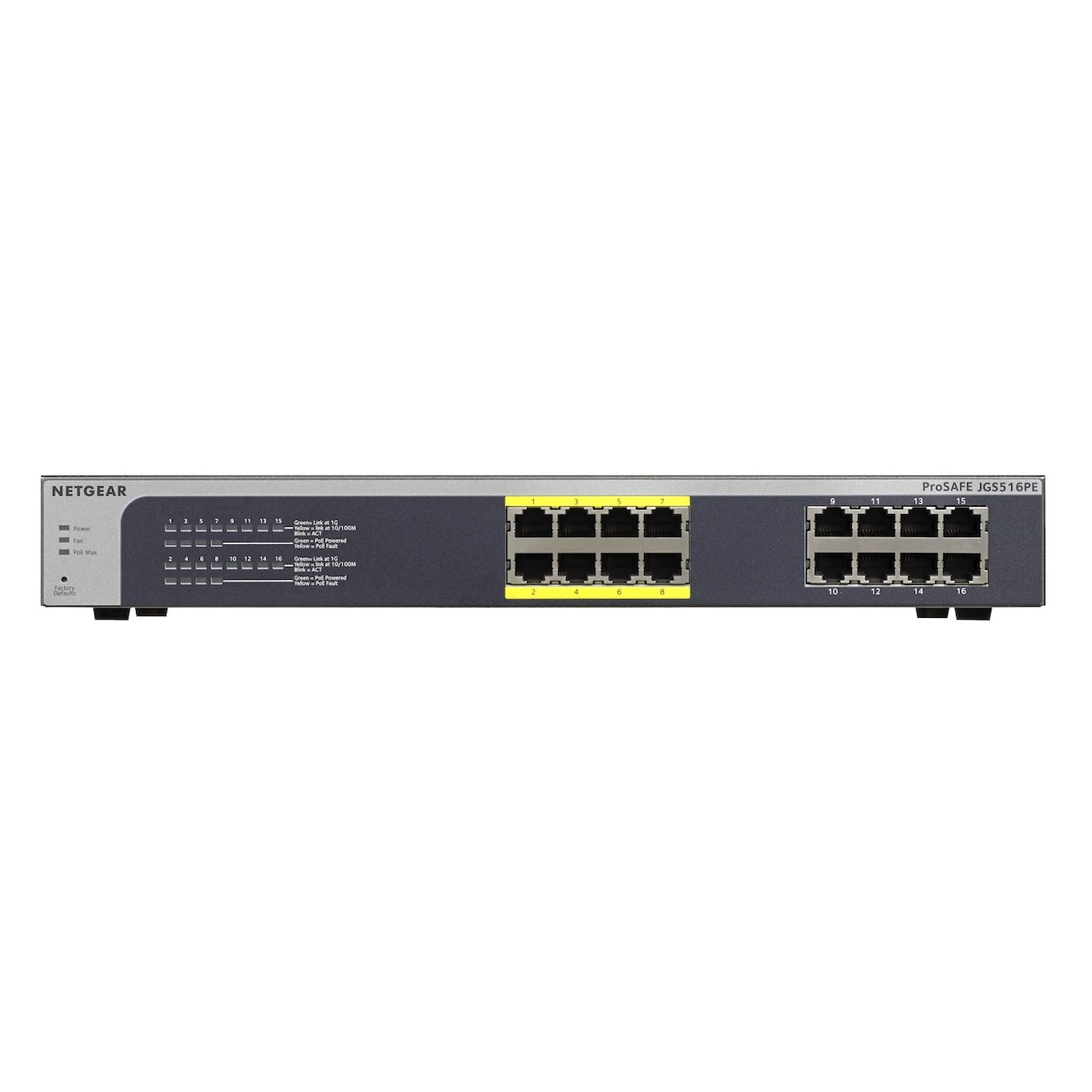 Telefoonleader - Netgear JGS516PE-100EUS