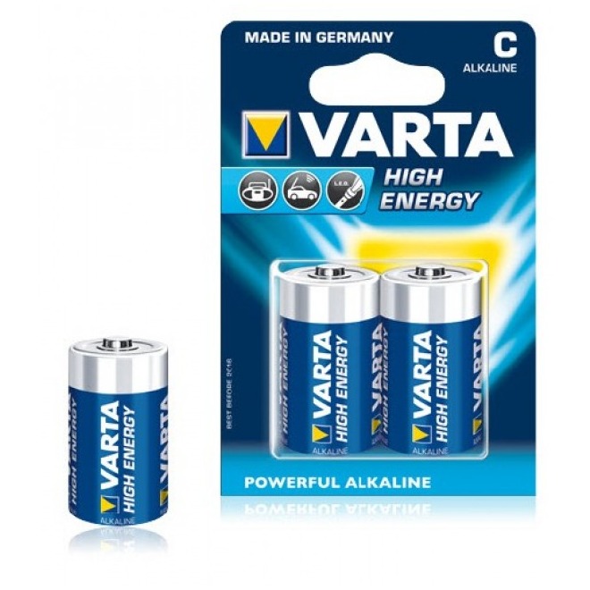 Telefoonleader - Varta HIGH ENERGY 4914 C / LR14 Bls 2