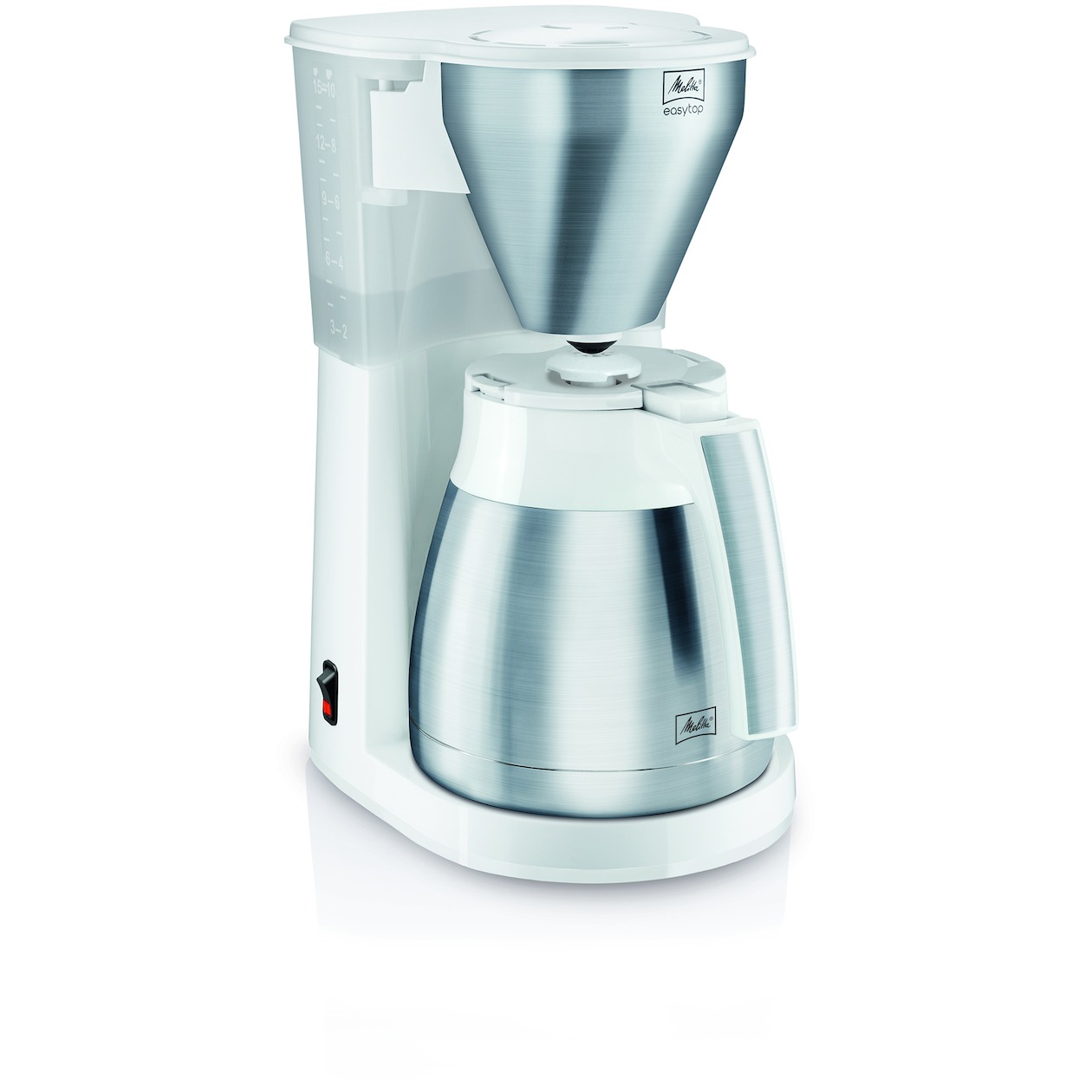 Telefoonleader - Melitta EasyTop Therm Steel wit