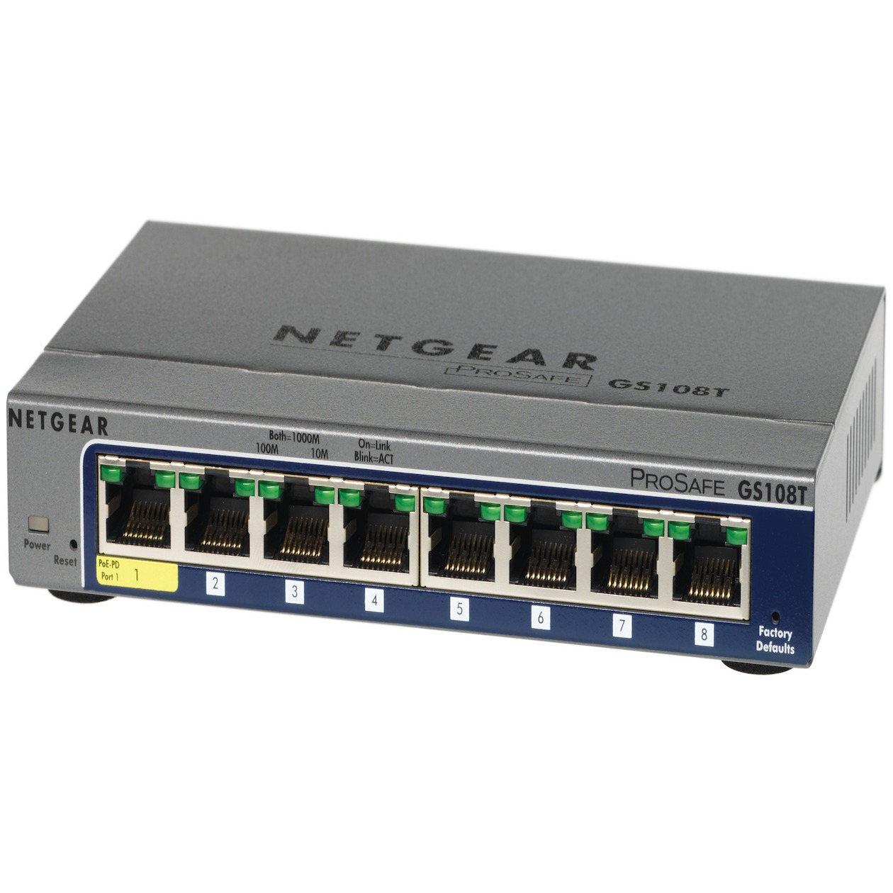 Telefoonleader - Netgear GS108T-200GES