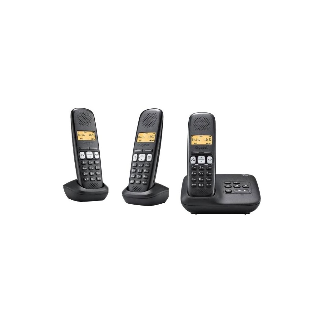 Telefoonleader - Gigaset A250A TRIO zwart