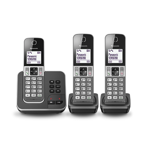 Telefoonleader - Panasonic KX-TGD323 zwart