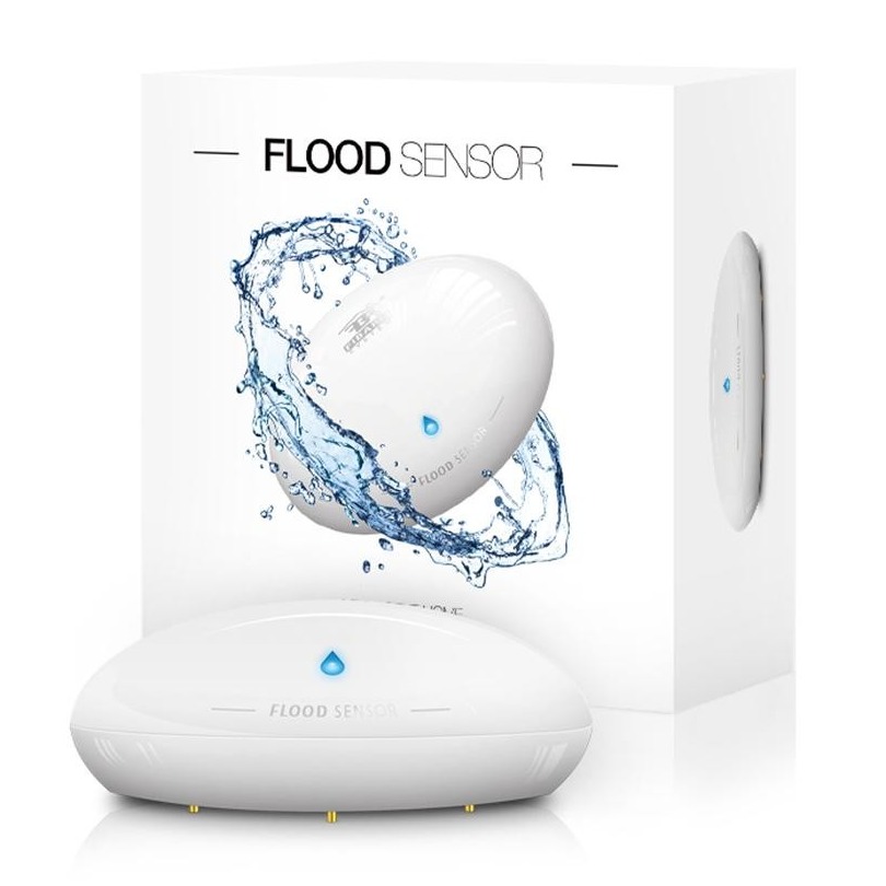 Telefoonleader - Fibaro Flood Sensor wit