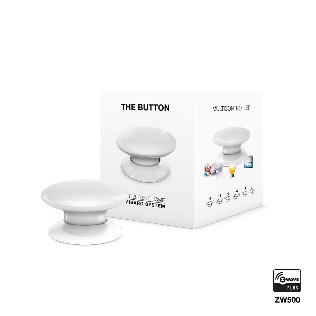 Telefoonleader - Fibaro The Button rood