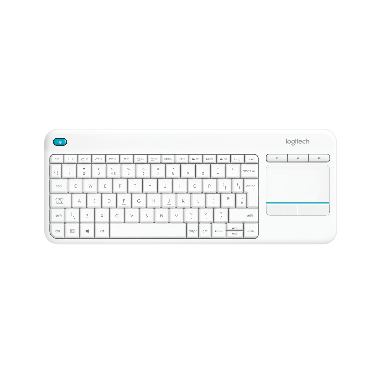 Logitech K400 Plus wit