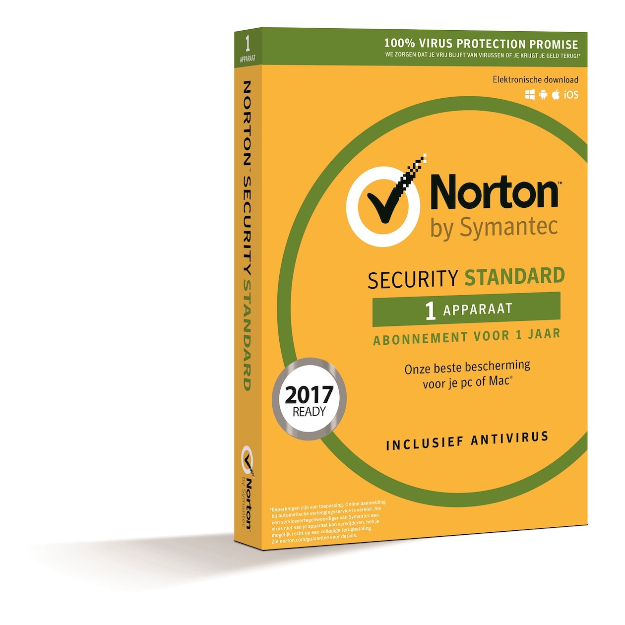 Telefoonleader - Symantec Norton Security Standard voor 1 apparaat