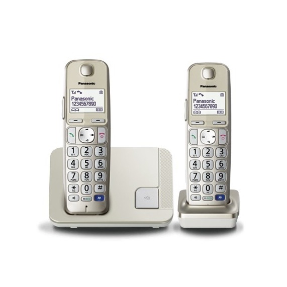 Panasonic KX-TGE212 champagne goud