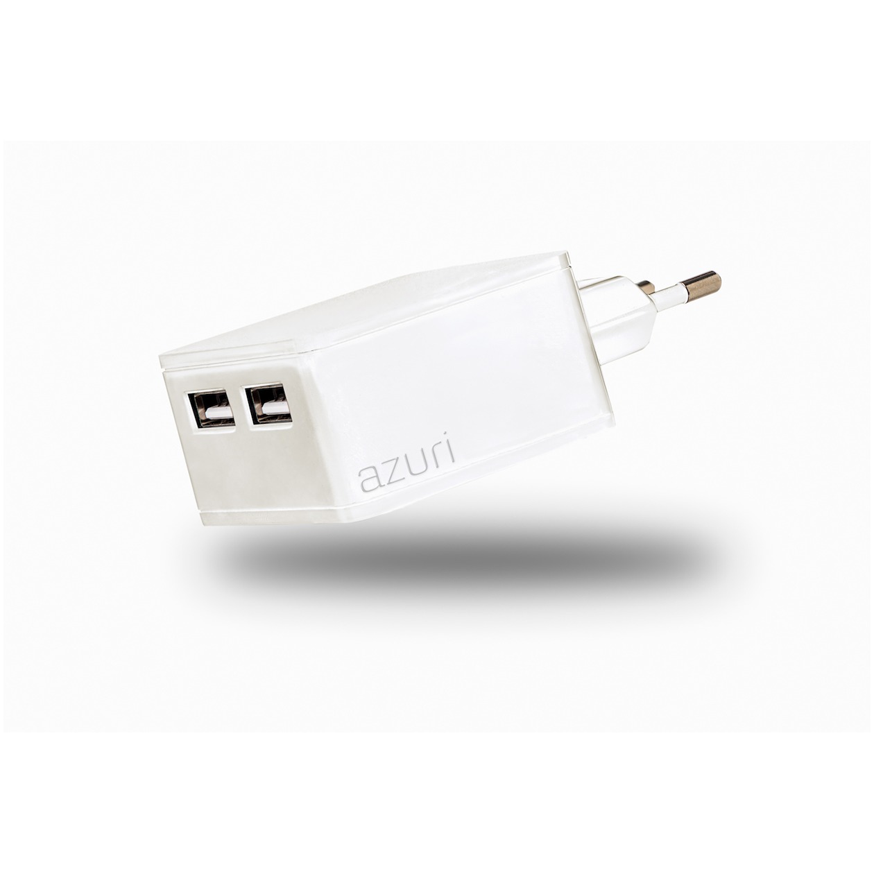 Azuri Thuislader 2 x USB 4.8Amp wit