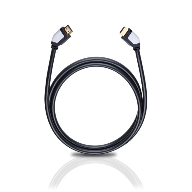 Oehlbach Shape Magic High Speed haakse HDMI-kabel met ethernet lengte 1,7 meter