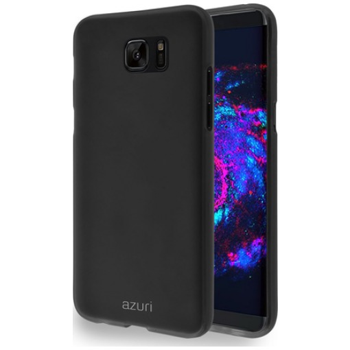 Telefoonleader - Azuri Flexibele cover met zand textuur voor Samsung Galaxy S8 zwart