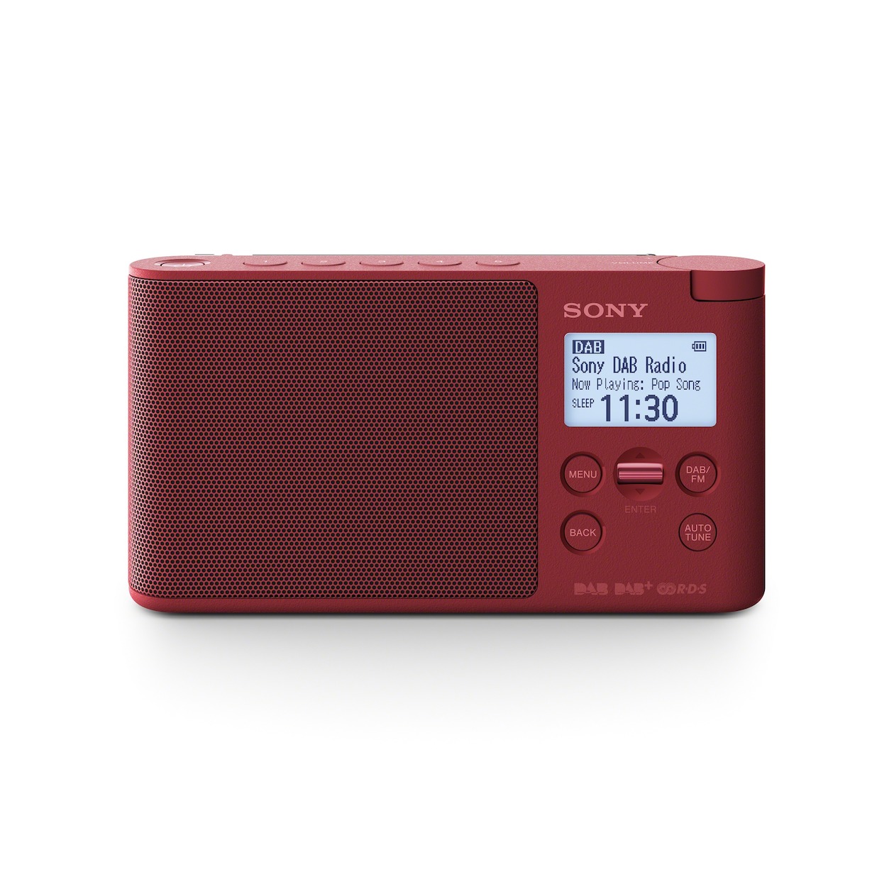 Telefoonleader - Sony XDR-S41D rood